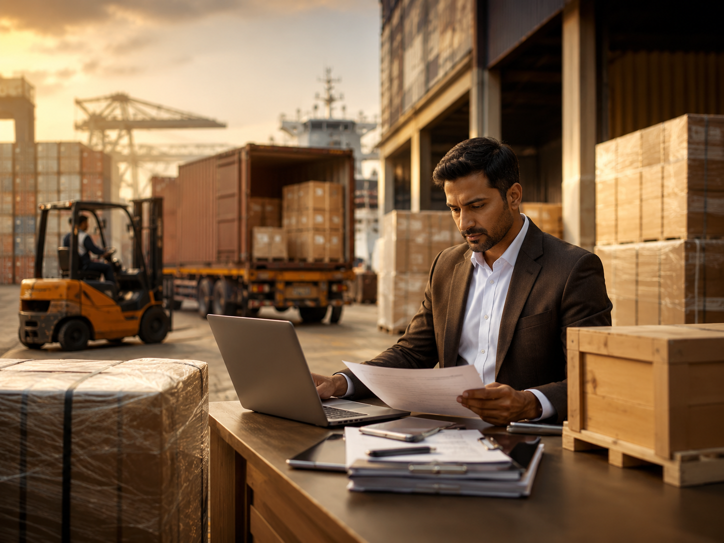 Industrial manufacturing environment